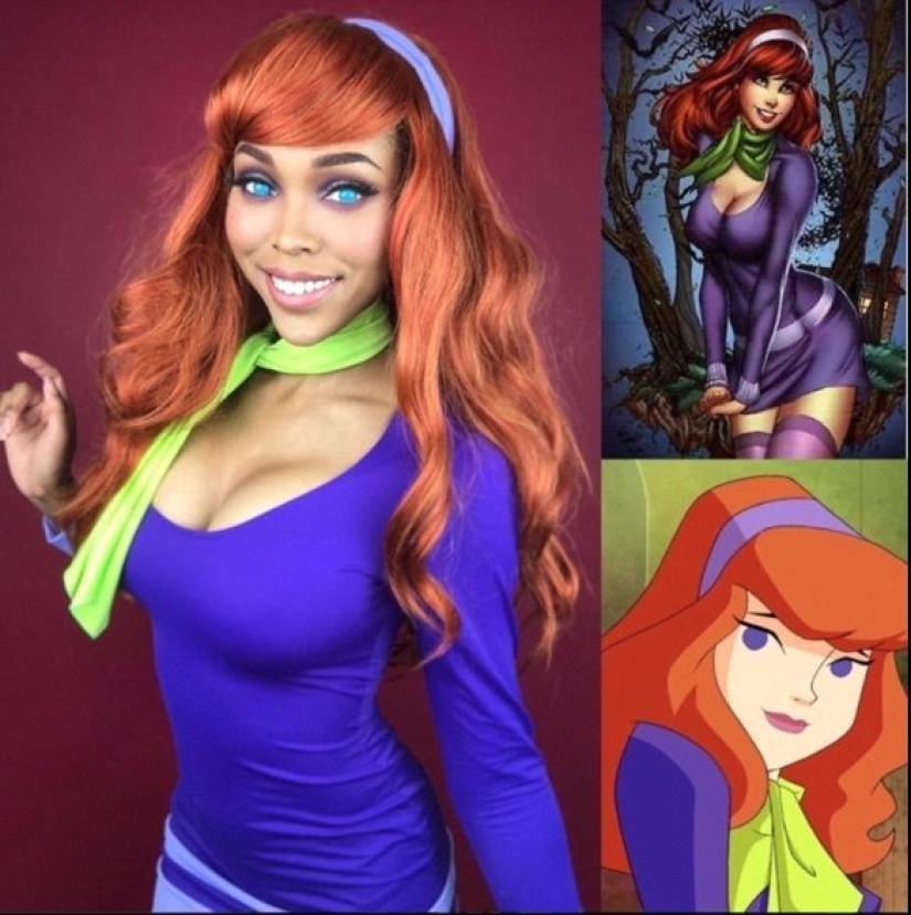 Cosplays de mujeres sobre personajes populares: atractivos y francos (7 fotos)