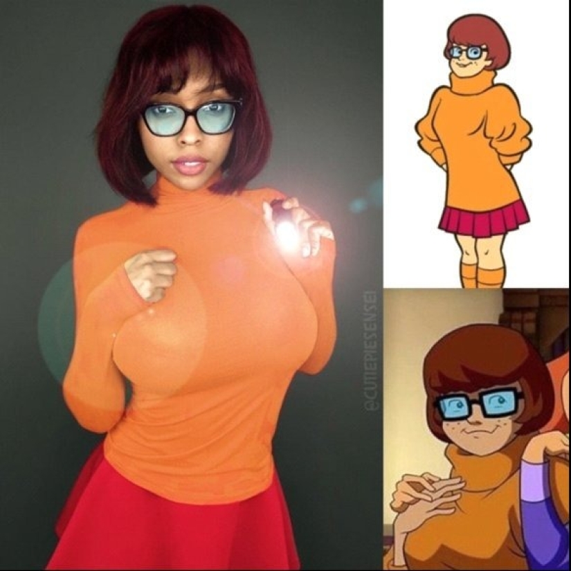Cosplays de mujeres sobre personajes populares: atractivos y francos (7 fotos)