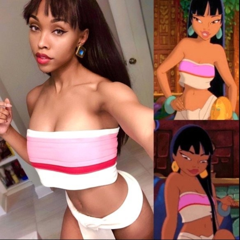 Cosplays de mujeres sobre personajes populares: atractivos y francos (7 fotos)
