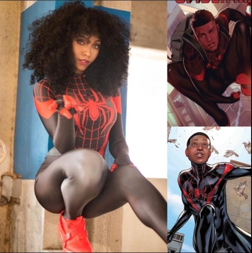 Cosplays de mujeres sobre personajes populares: atractivos y francos (7 fotos)
