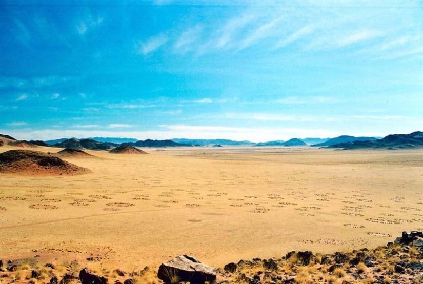 Círculos misteriosos en Namibia