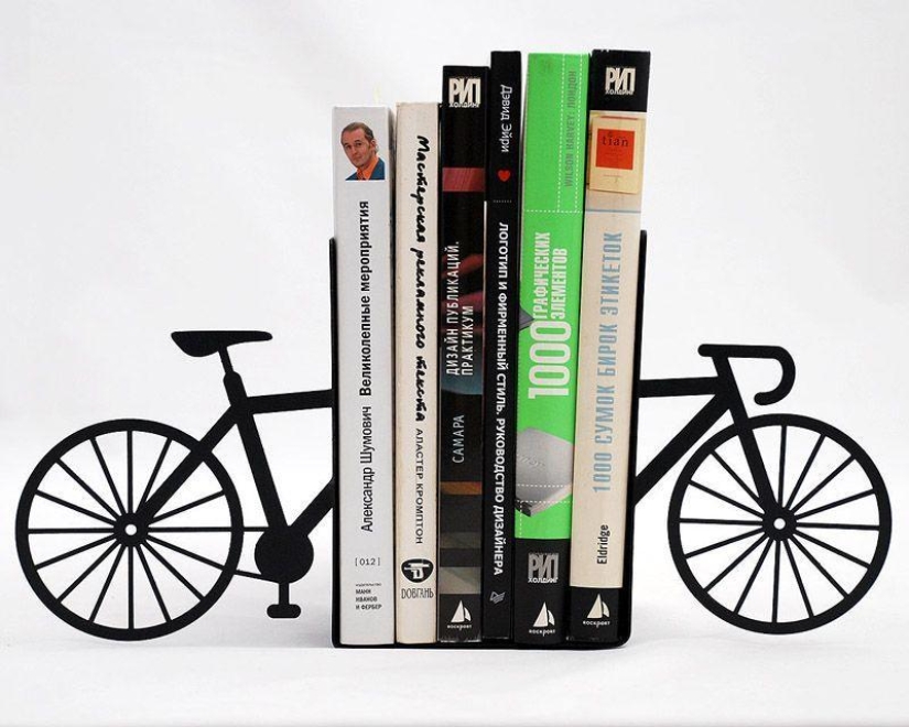 Creative on the bookshelf