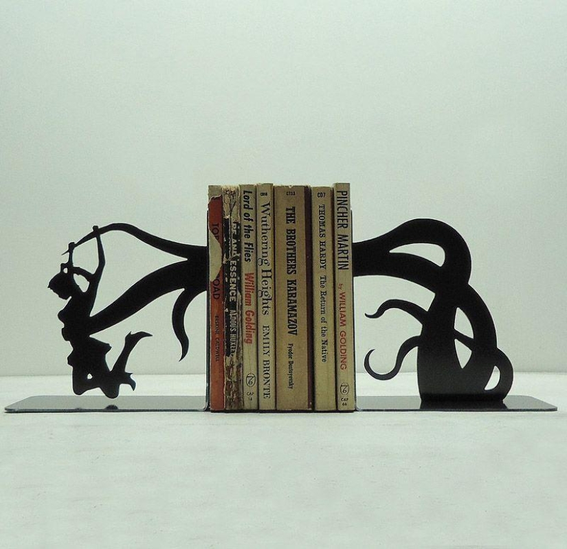Creative on the bookshelf