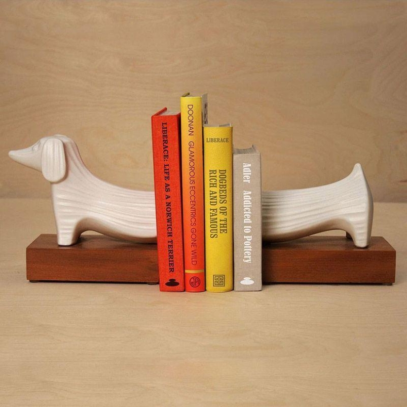 Creative on the bookshelf