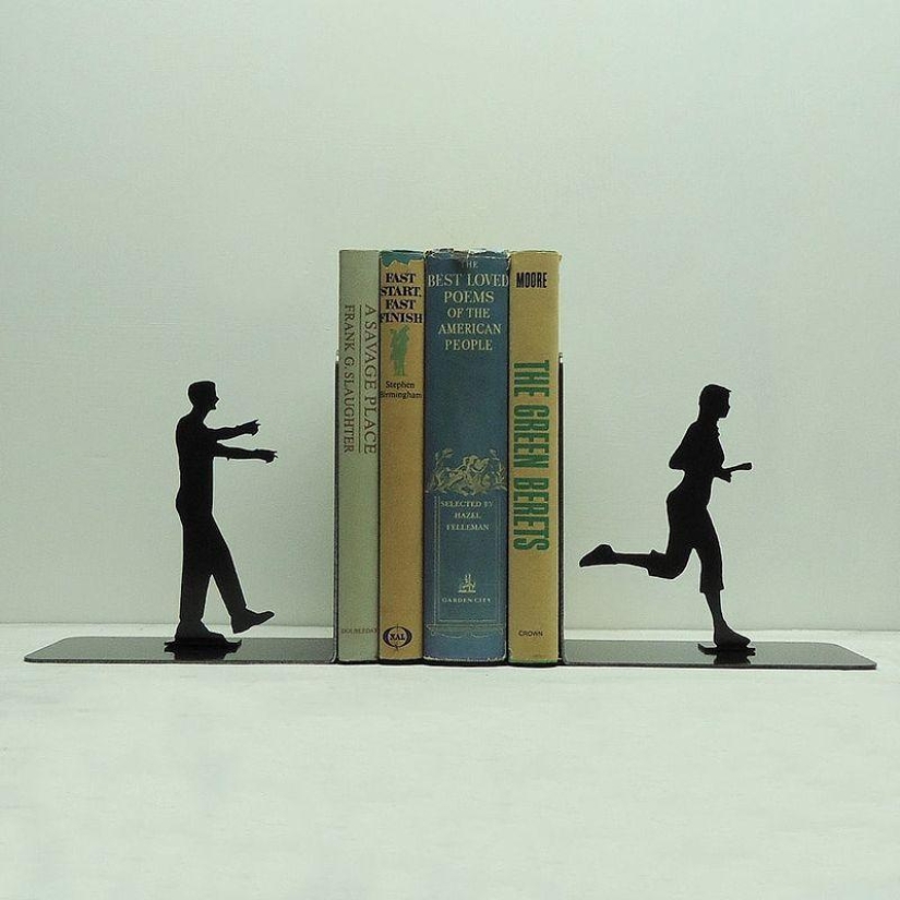 Creative on the bookshelf