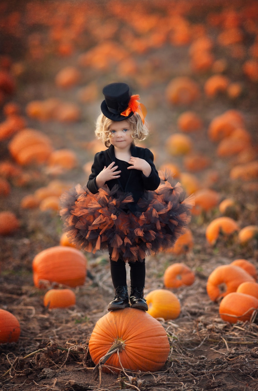 Creative photos of children in fabulous images