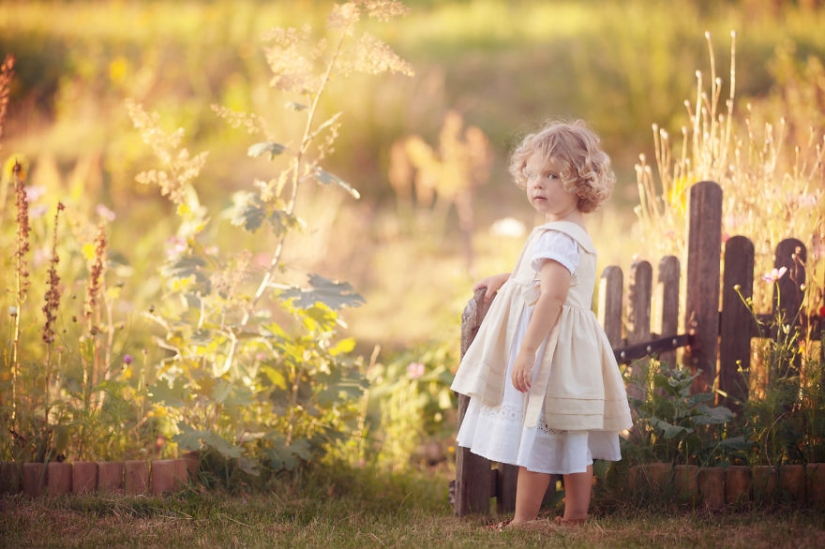 Creative photos of children in fabulous images