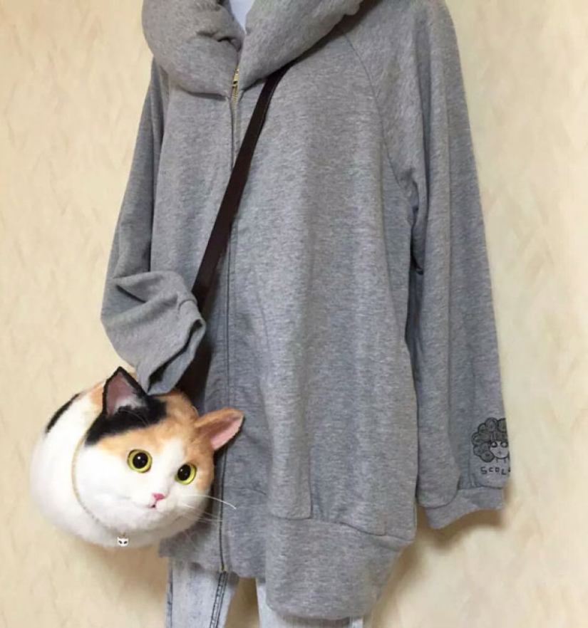 Creepy or cute? Cat bags are a new trend in Japan Creepy or cute? Cat bags are a new trend in Japan