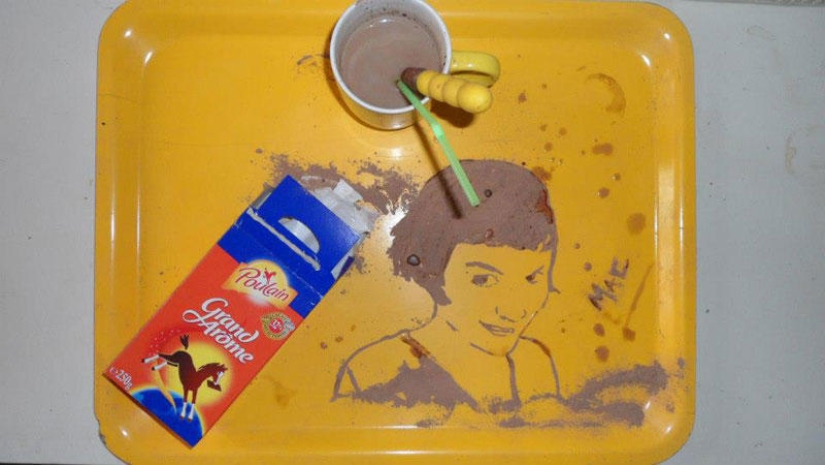 Cuadros rápidos pintados con bebidas y comida. Cuadros rápidos pintados con bebidas y comida.