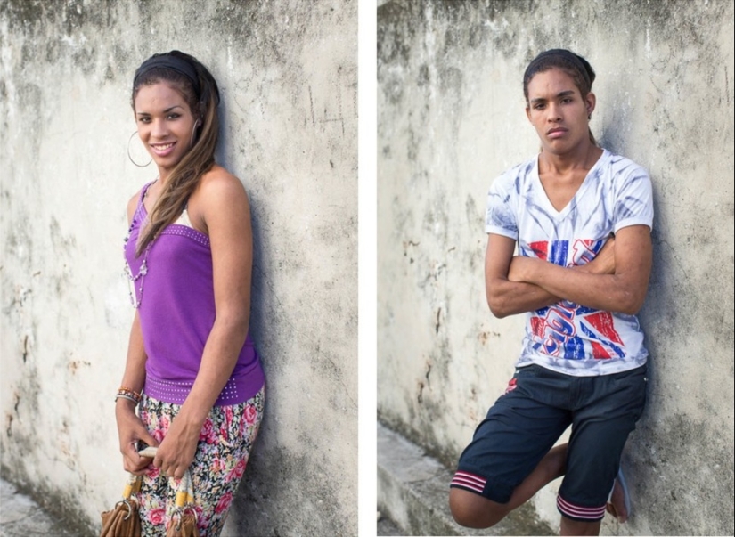 Cuban transsexuals — before and after sex change