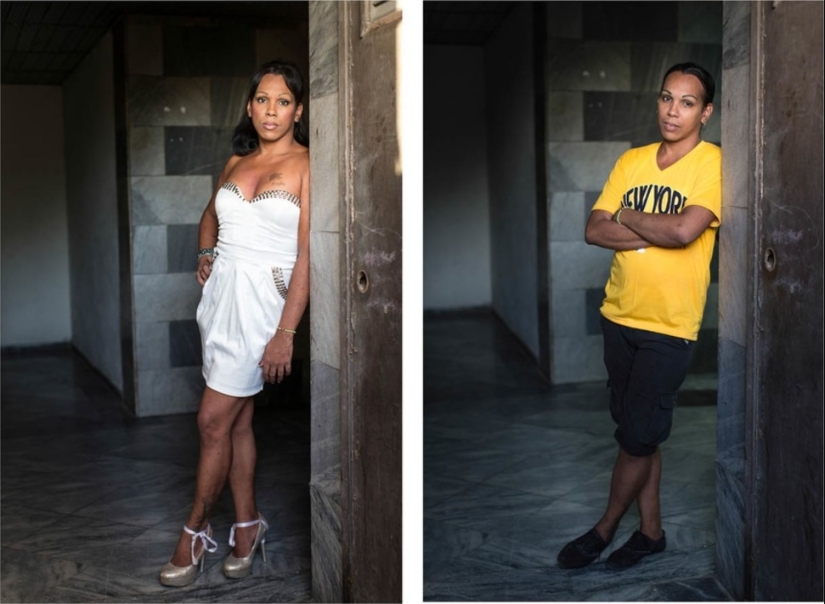 Cuban transsexuals — before and after sex change