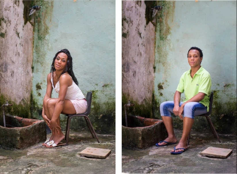 Cuban transsexuals — before and after sex change