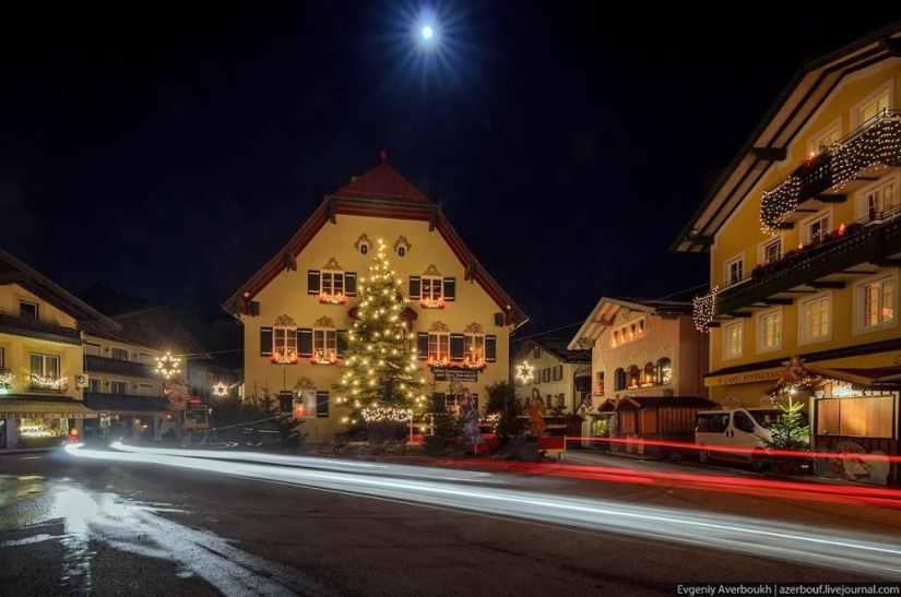 Cuento de Navidad austriaco. Luces nocturnas de St. Gilgen