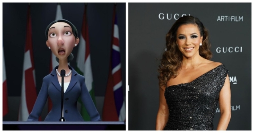 ¿Cuál de las estrellas de Hollywood expresó los dibujos animados de Año Nuevo?