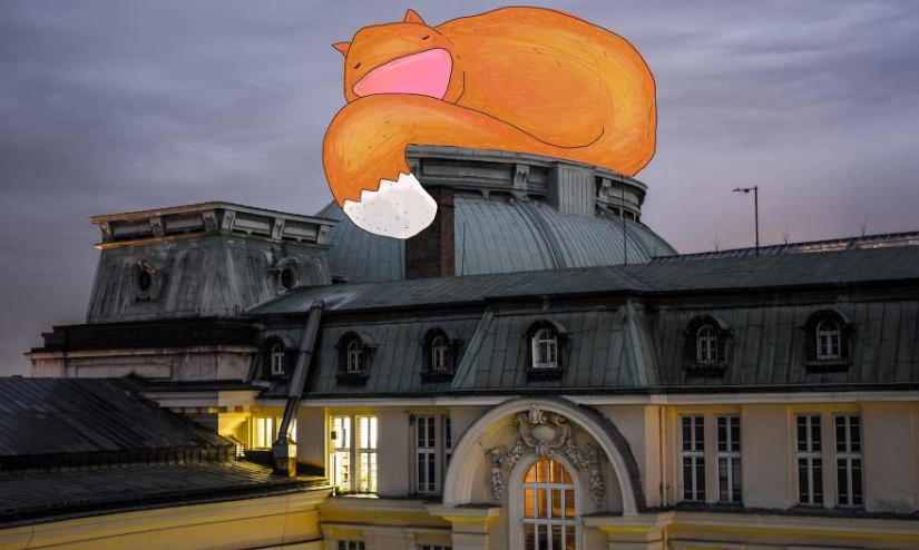 Cute and lazy: Bulgarian illustrator&#39;s monsters that have taken over the whole city