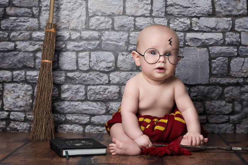 Cute babies in a fabulous photo project