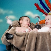 Cute babies in a fabulous photo project