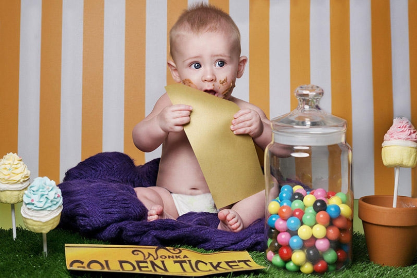 Cute babies in a fabulous photo project