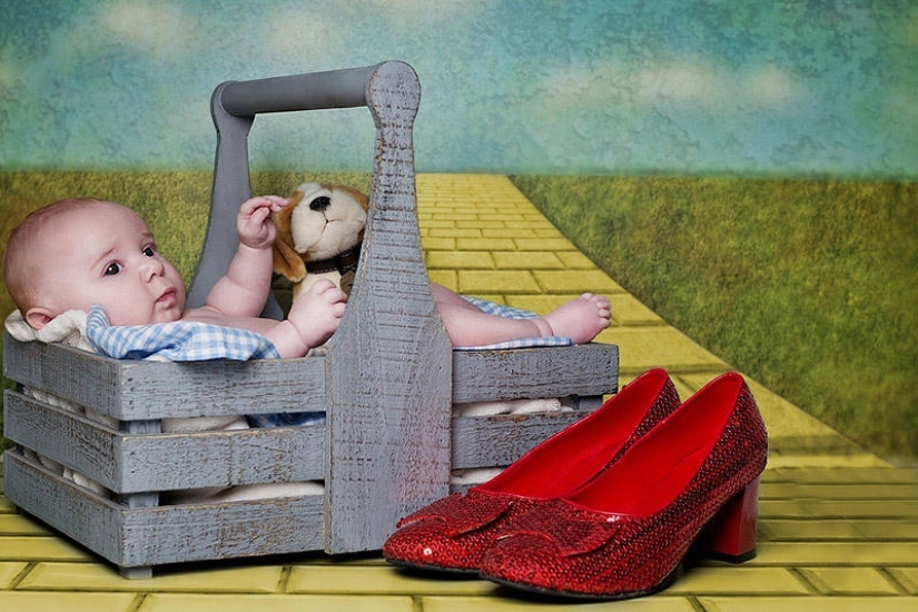 Cute babies in a fabulous photo project