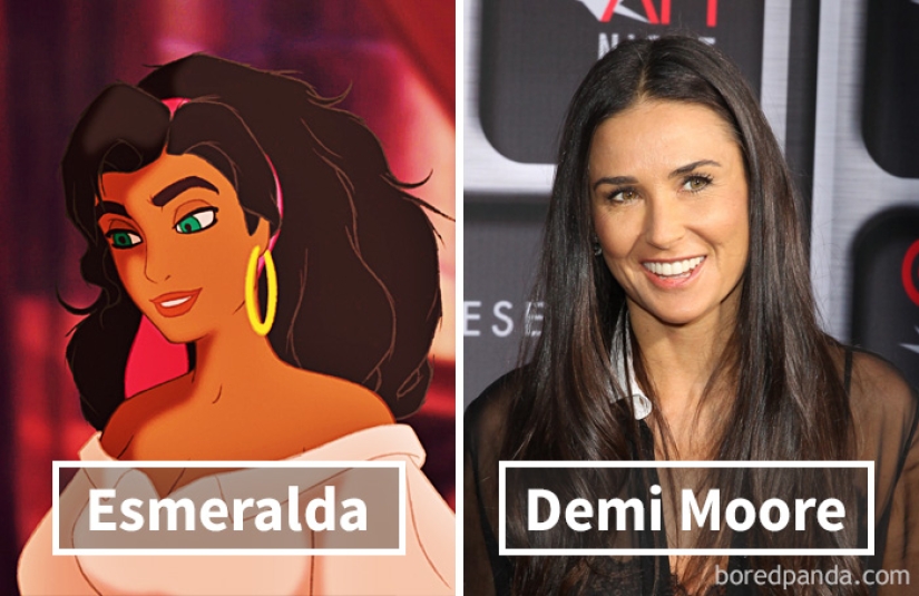 Cuyas voces fueron pronunciadas por los personajes de los dibujos animados occidentales en el original