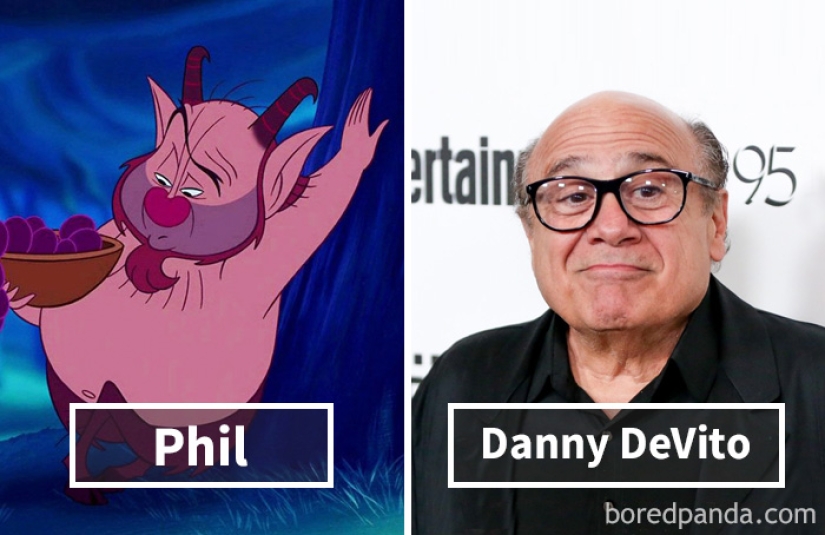 Cuyas voces fueron pronunciadas por los personajes de los dibujos animados occidentales en el original