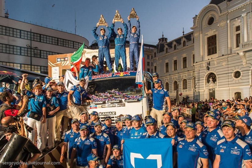 Dakar 2014. Final de carrera y podio