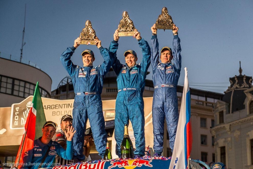 Dakar 2014. Final de carrera y podio