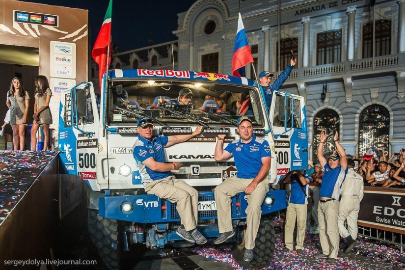 Dakar 2014. Final de carrera y podio