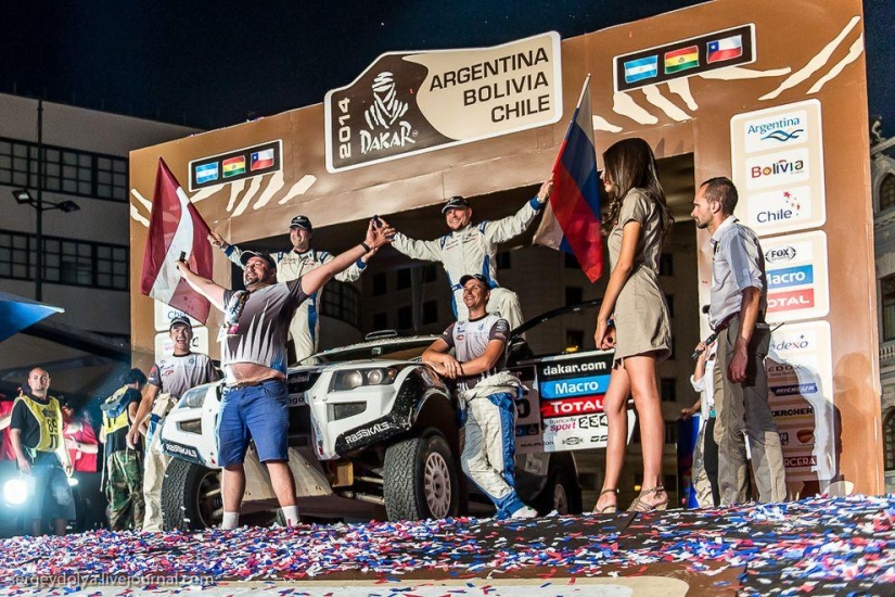 Dakar 2014. Final de carrera y podio