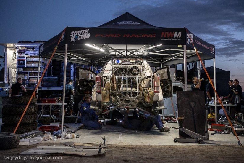 Dakar 2014. Noche en vivac
