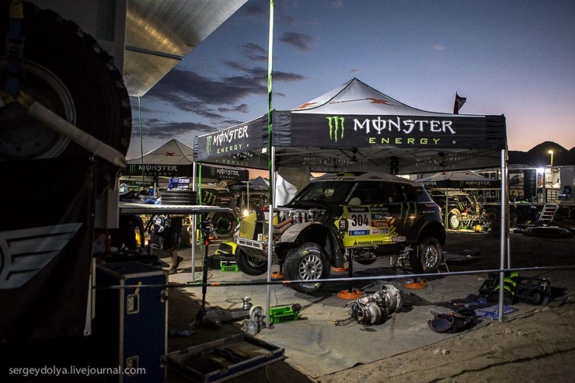 Dakar 2014. Noche en vivac