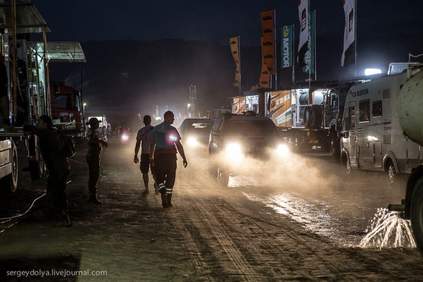 Dakar 2014. Noche en vivac