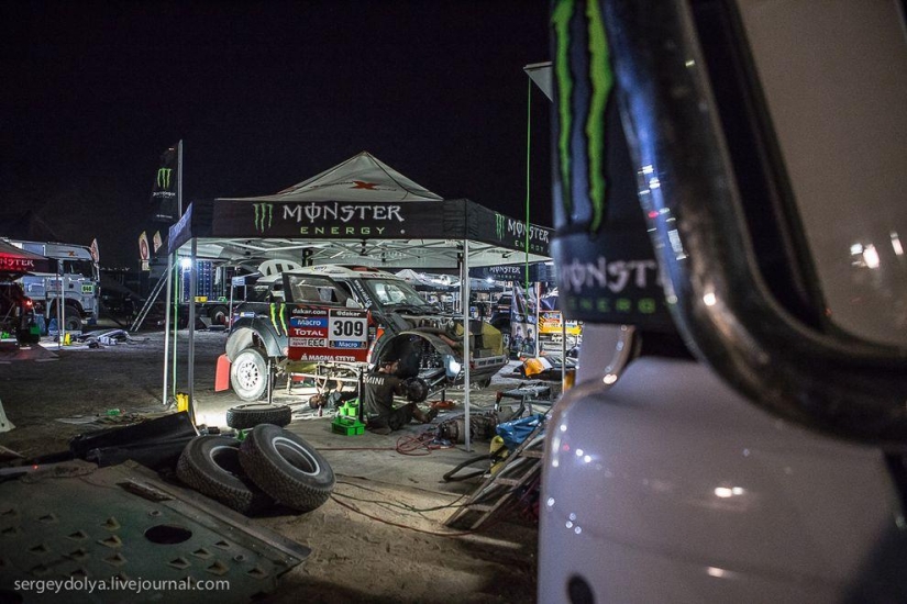 Dakar 2014. Noche en vivac