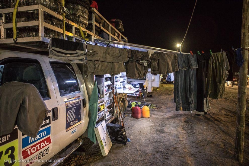 Dakar 2014. Noche en vivac