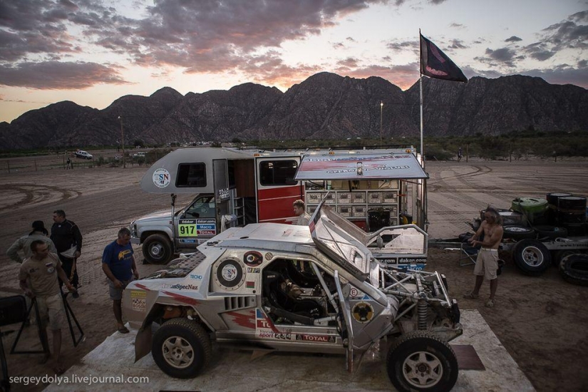 Dakar 2014. Noche en vivac