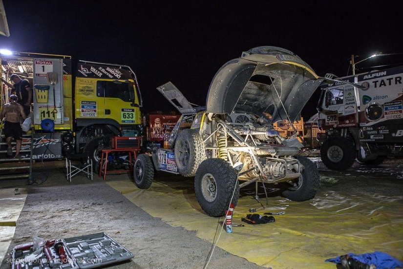 Dakar 2014. Noche en vivac