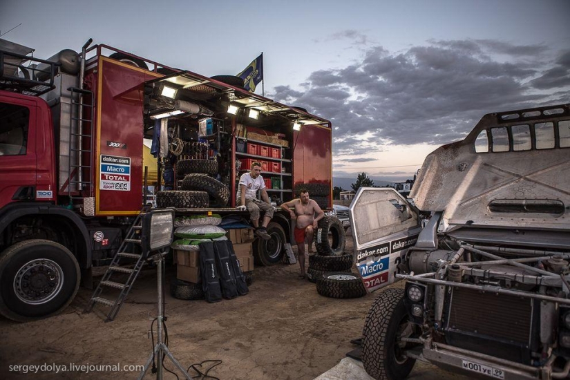 Dakar 2014. Noche en vivac