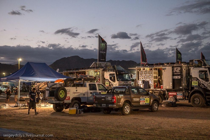 Dakar 2014. Noche en vivac