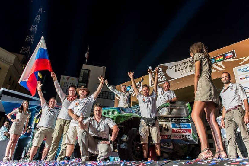 Dakar 2014. Race final and podium