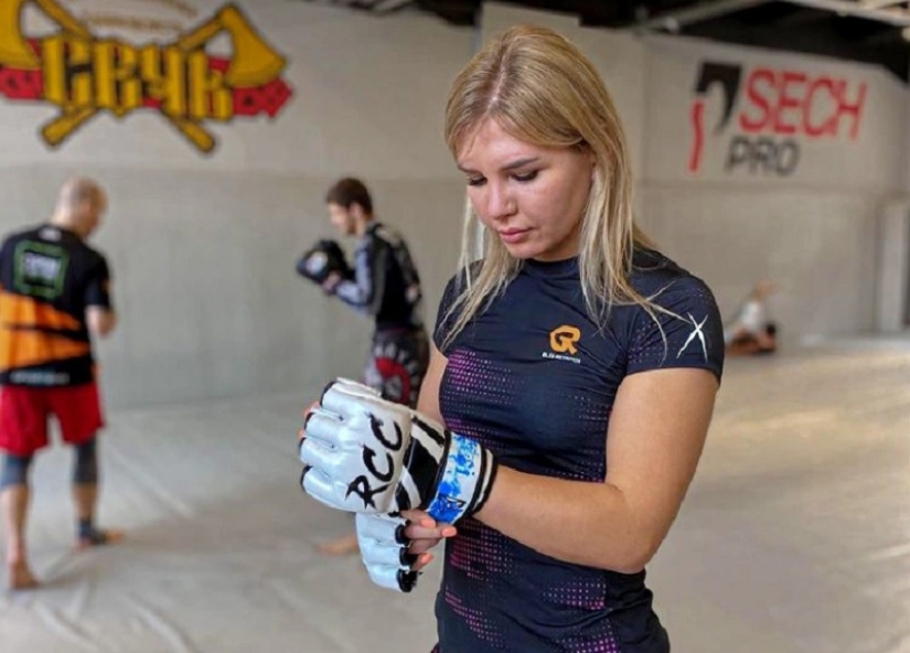 Daria Zheleznyakova, a fighting beauty from the UFC league Daria Zheleznyakova, a fighting beauty from the UFC league