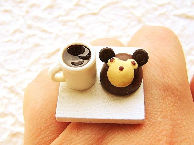 "Delicious" rings from Sofia Molnar "Delicious" rings from Sofia Molnar