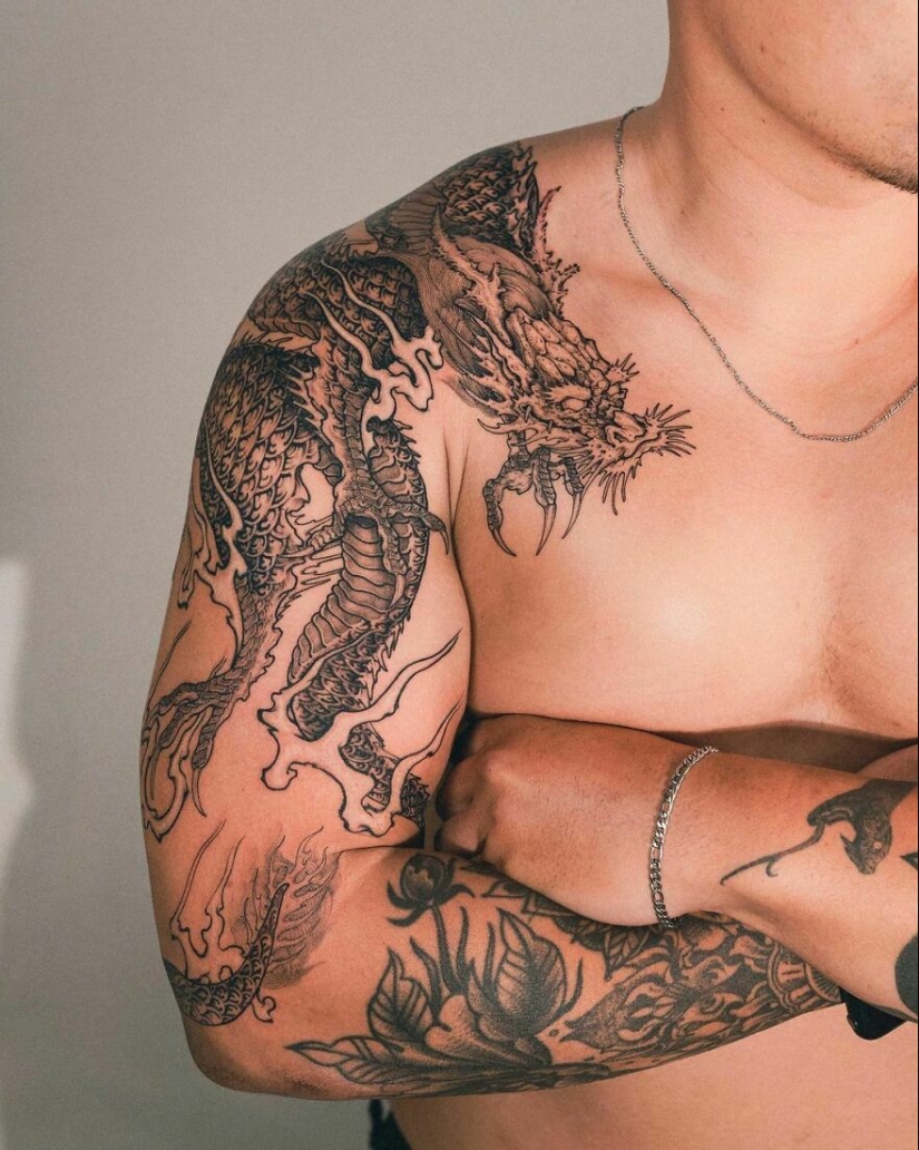 Desata el fuego interior con estas 10 ideas de tatuajes de dragones