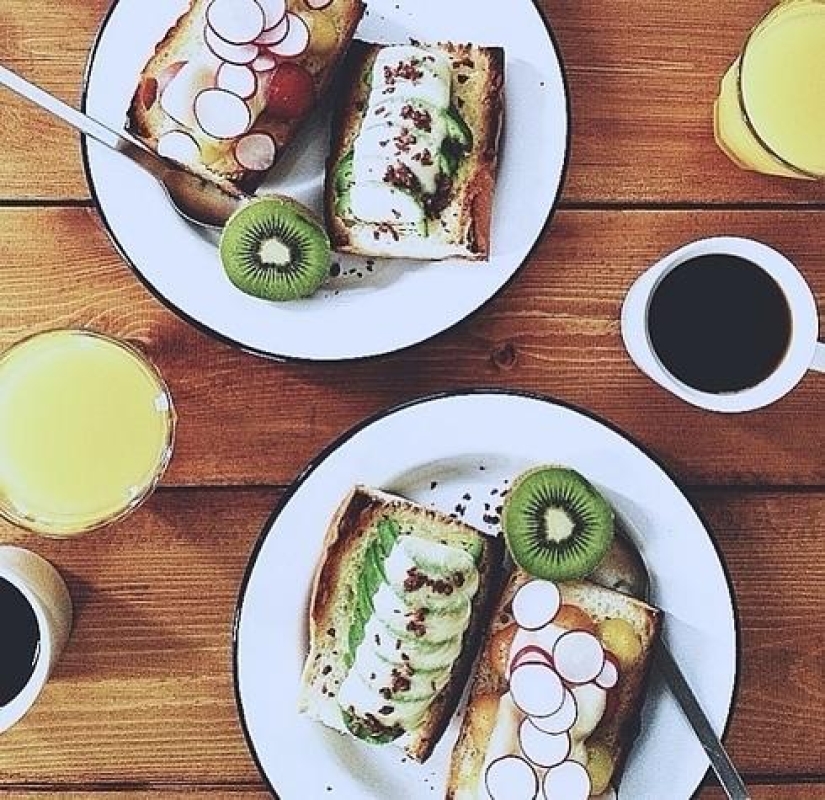 Desayunos increíblemente hermosos en Instagram