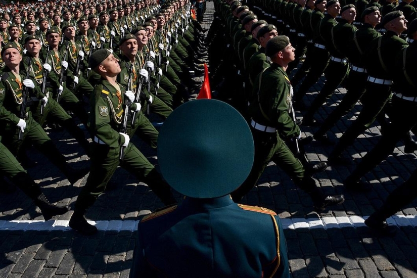 Desfile de la victoria en la Plaza Roja