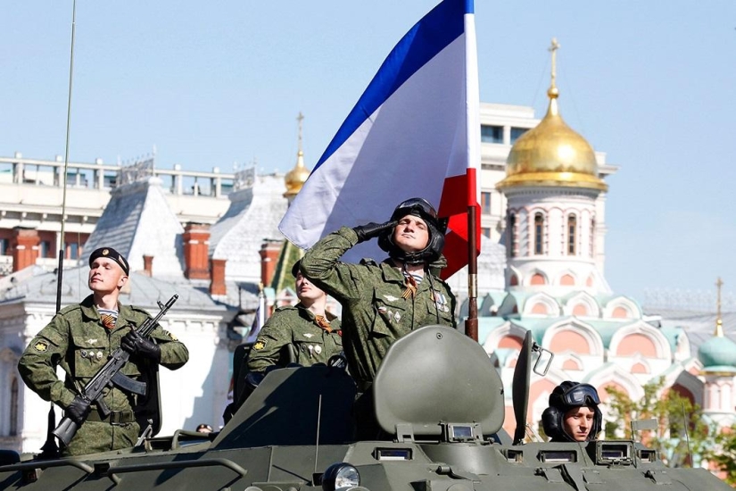 Desfile de la victoria en la Plaza Roja