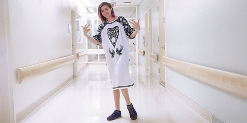 Designers have transformed dull hospital clothes to cheer up sick children