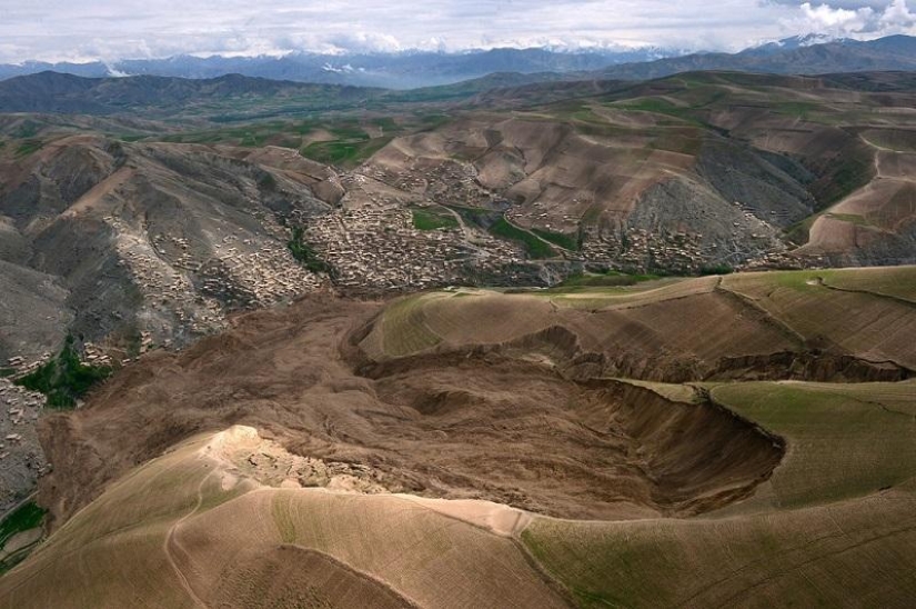 Deslizamiento de tierra en Afganistán