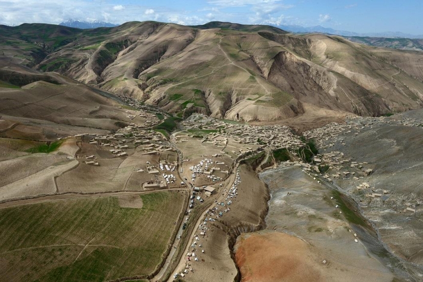 Deslizamiento de tierra en Afganistán