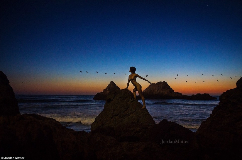 Desnudos en la gran ciudad: bailarines y bailarinas desnudos para un proyecto fotográfico único