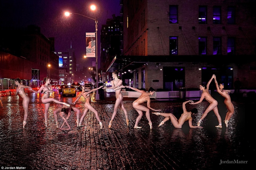 Desnudos en la gran ciudad: bailarines y bailarinas desnudos para un proyecto fotográfico único
